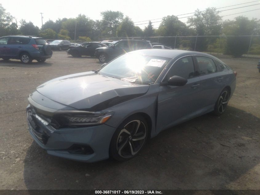 2022 HONDA ACCORD SEDAN SPORT - 1HGCV1F39NA088636
