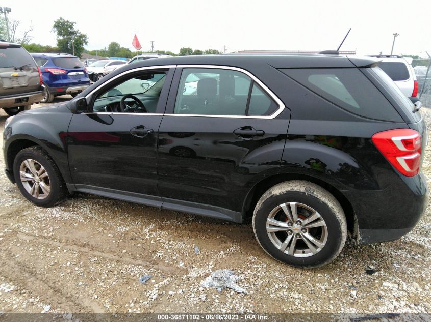 2017 CHEVROLET EQUINOX LS - 2GNALBEK4H1606605