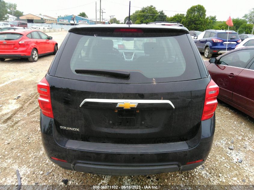 2017 CHEVROLET EQUINOX LS - 2GNALBEK4H1606605