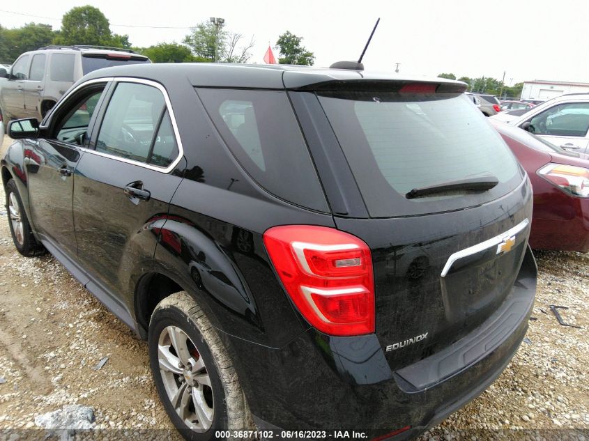 2017 CHEVROLET EQUINOX LS - 2GNALBEK4H1606605