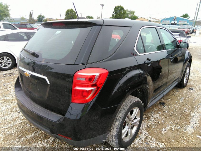 2017 CHEVROLET EQUINOX LS - 2GNALBEK4H1606605