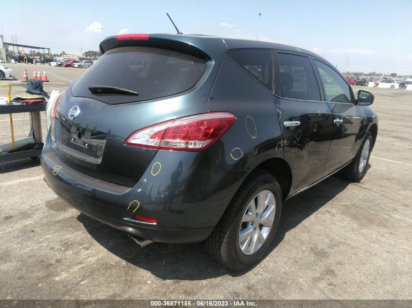 2014 NISSAN MURANO S/SV/SL/LE - JN8AZ1MU1EW406665
