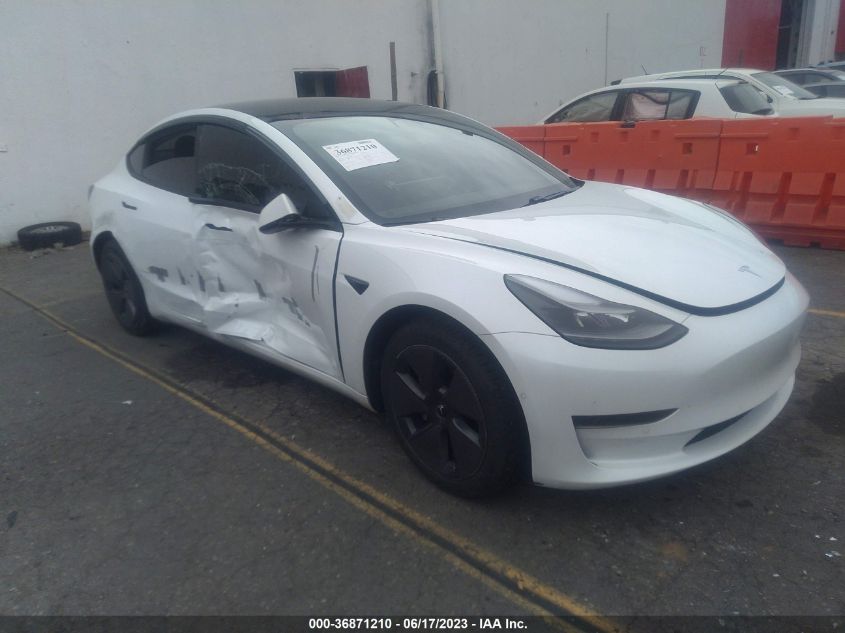 2021 TESLA MODEL 3 STANDARD RANGE PLUS - 5YJ3E1EA8MF996533