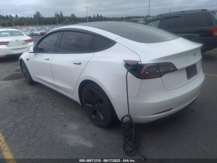 2021 TESLA MODEL 3 STANDARD RANGE PLUS - 5YJ3E1EA8MF996533