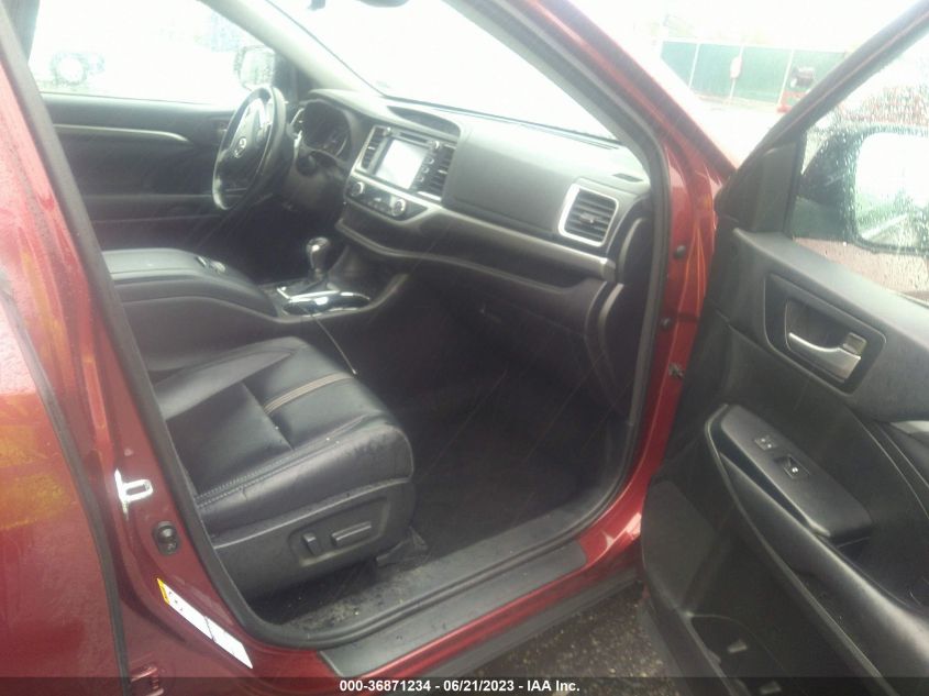 2017 TOYOTA HIGHLANDER XLE/SE - 5TDJZRFH2HS449281