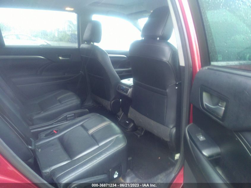 2017 TOYOTA HIGHLANDER XLE/SE - 5TDJZRFH2HS449281