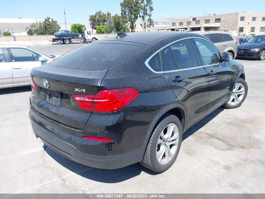 2015 BMW X4 XDRIVE28I - 5UXXW3C57F0M88537