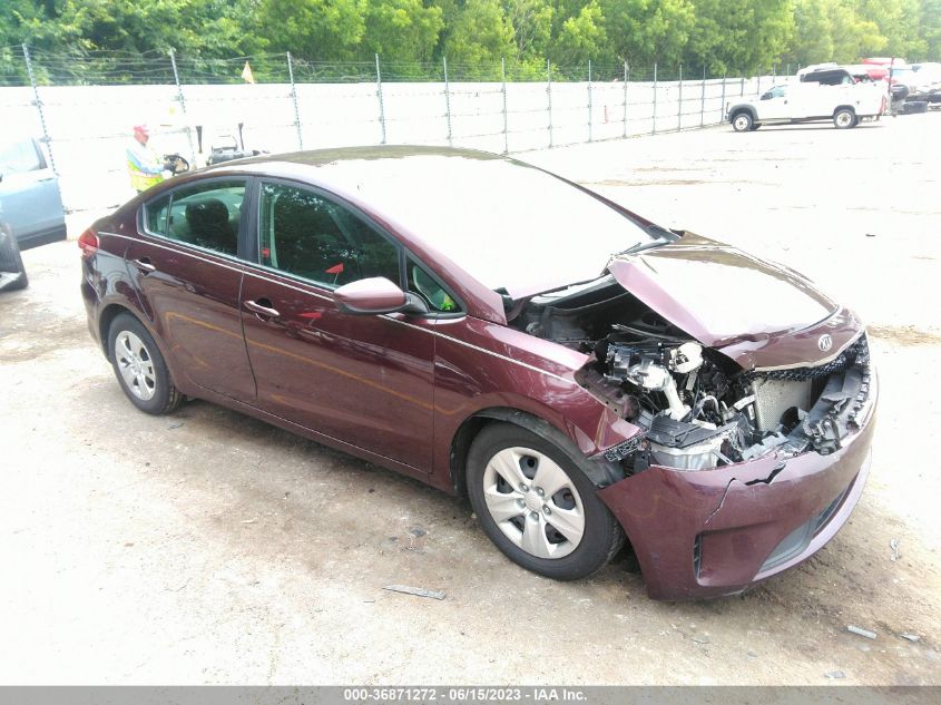 2017 KIA FORTE LX - 3KPFK4A79HE143541