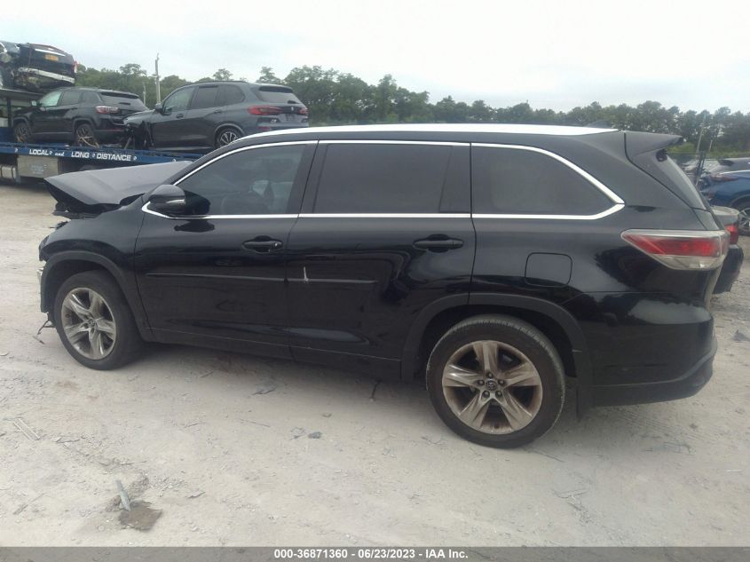 2016 TOYOTA HIGHLANDER LIMITED - 5TDDKRFH1GS289541