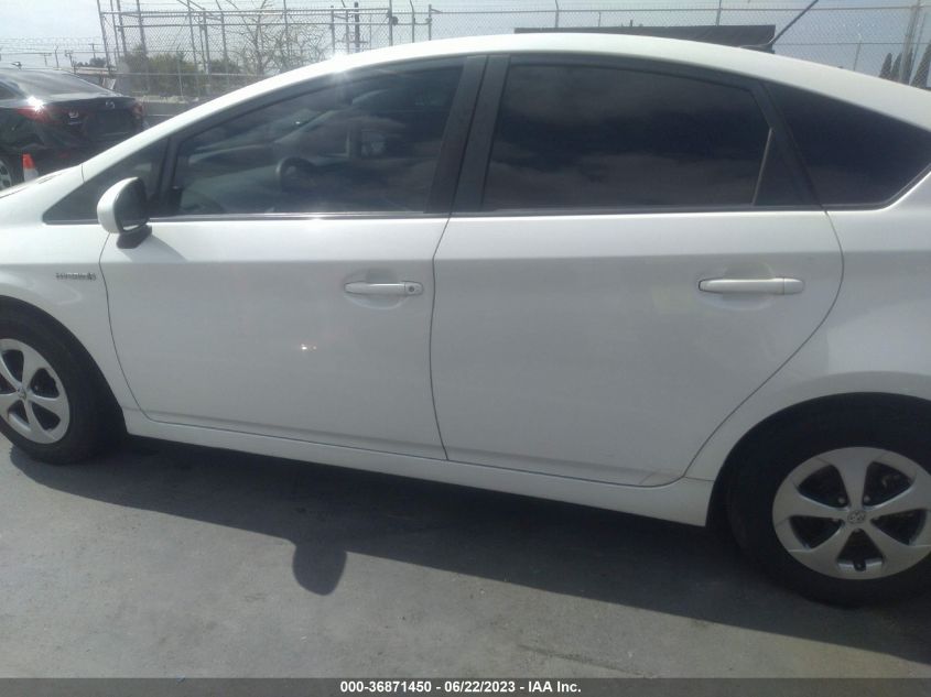 2013 TOYOTA PRIUS ONE/TWO/THREE/FOUR/FIVE - JTDKN3DU3D1711457