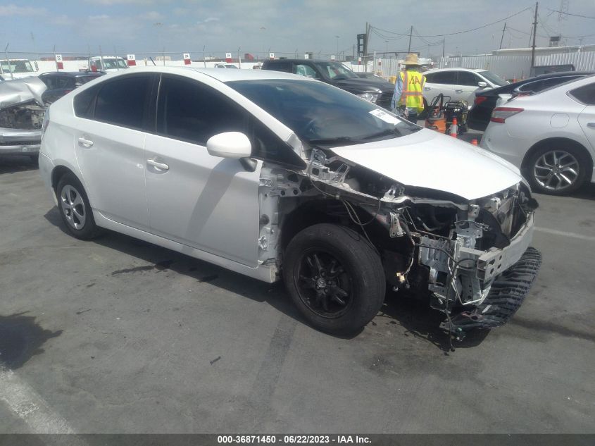 2013 TOYOTA PRIUS ONE/TWO/THREE/FOUR/FIVE - JTDKN3DU3D1711457