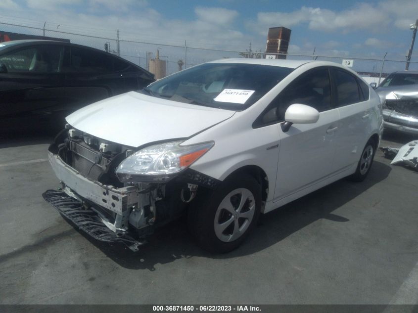 2013 TOYOTA PRIUS ONE/TWO/THREE/FOUR/FIVE - JTDKN3DU3D1711457