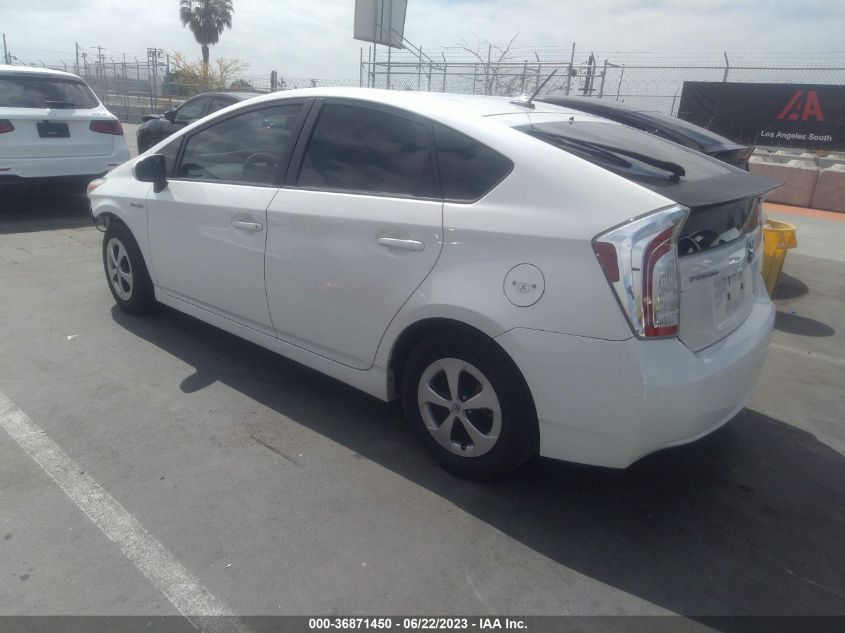 2013 TOYOTA PRIUS ONE/TWO/THREE/FOUR/FIVE - JTDKN3DU3D1711457