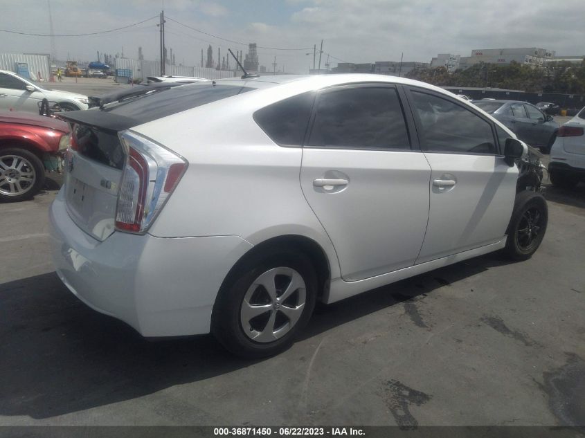 2013 TOYOTA PRIUS ONE/TWO/THREE/FOUR/FIVE - JTDKN3DU3D1711457