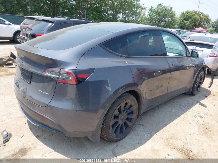 2021 TESLA MODEL Y LONG RANGE - 5YJYGAEEXMF244156