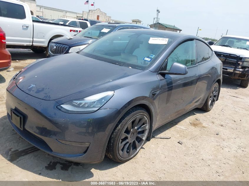 2021 TESLA MODEL Y LONG RANGE - 5YJYGAEEXMF244156