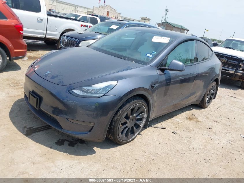 2021 TESLA MODEL Y LONG RANGE - 5YJYGAEEXMF244156