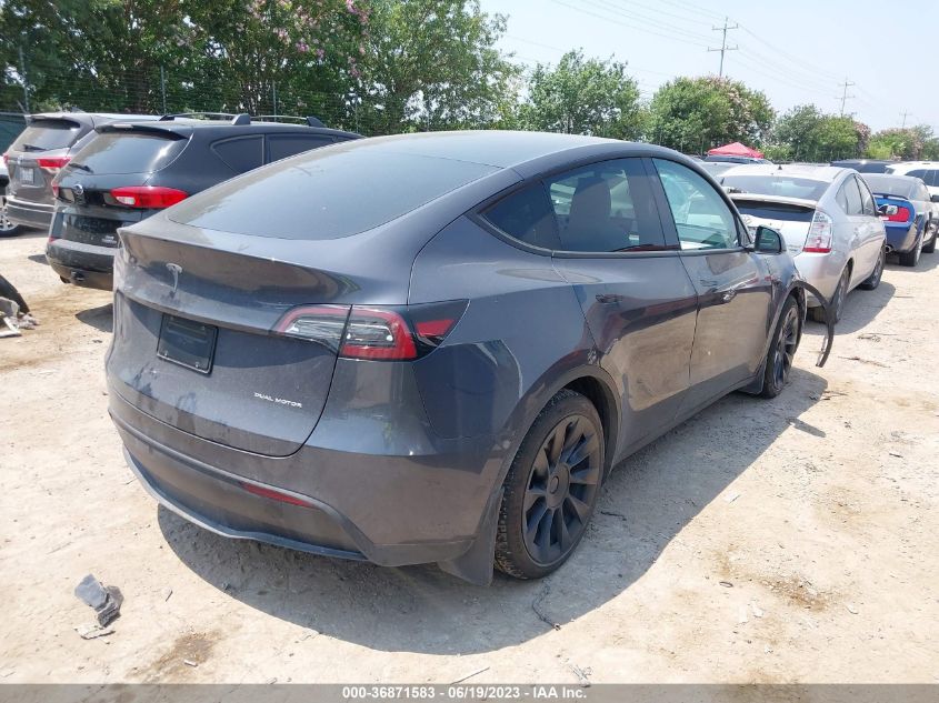 2021 TESLA MODEL Y LONG RANGE - 5YJYGAEEXMF244156