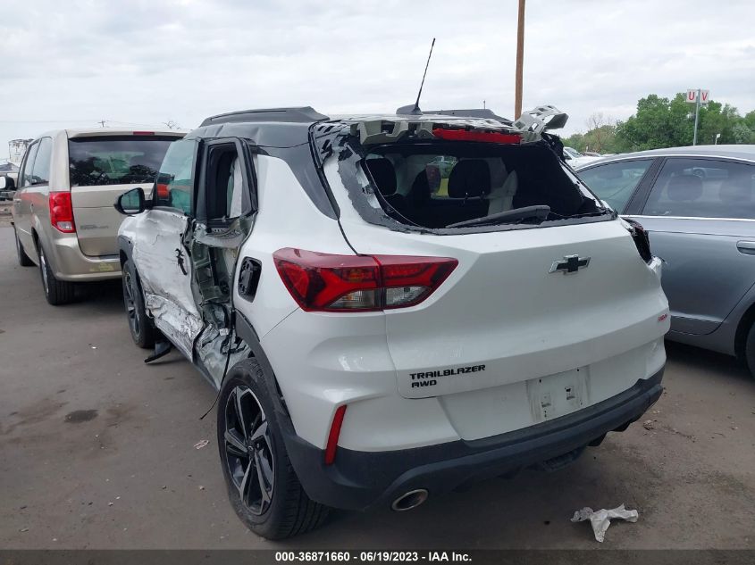 2022 CHEVROLET TRAILBLAZER RS - KL79MUSL0NB023426