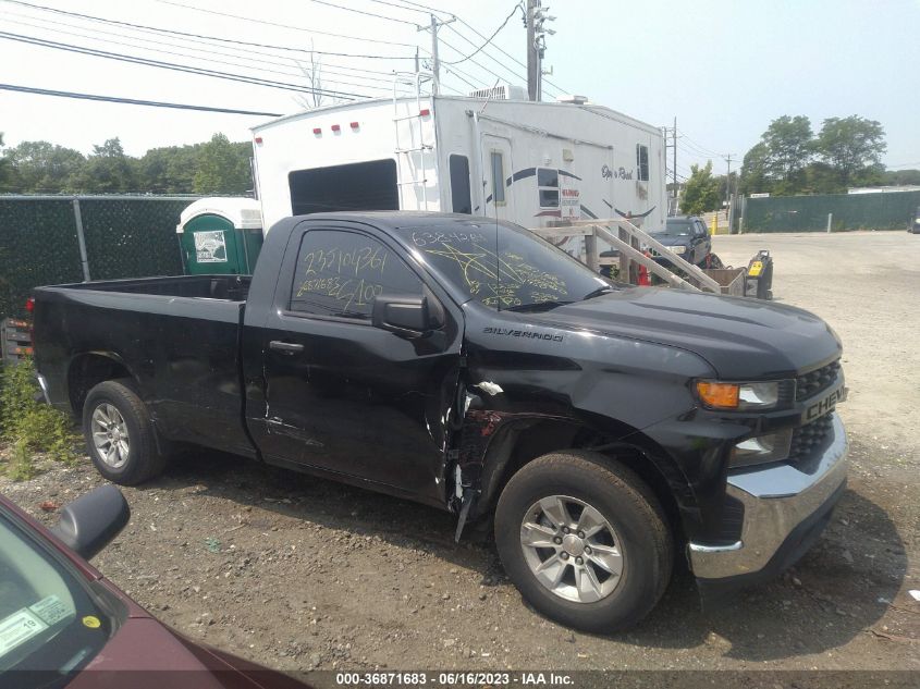 2021 CHEVROLET SILVERADO 1500 WORK TRUCK - 3GBNWAEF1MG370239