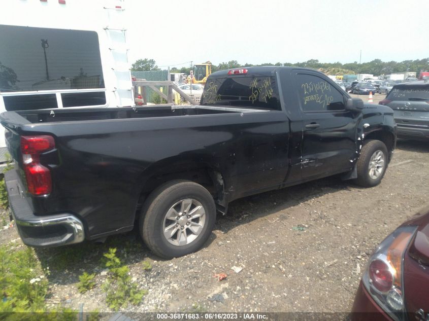 2021 CHEVROLET SILVERADO 1500 WORK TRUCK - 3GBNWAEF1MG370239