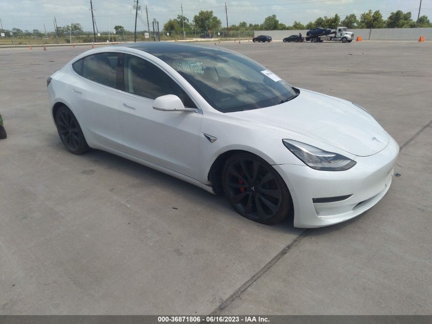 2020 TESLA MODEL 3 PERFORMANCE - 5YJ3E1EC7LF721137