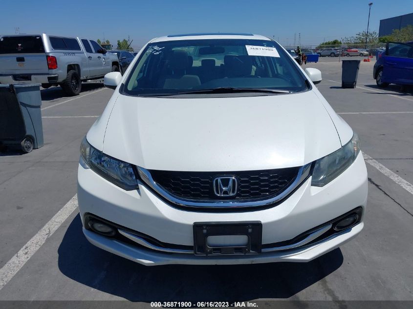 2013 HONDA CIVIC SDN EX-L - 19XFB2F91DE260135