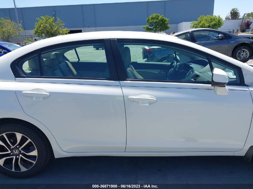 2013 HONDA CIVIC SDN EX-L - 19XFB2F91DE260135