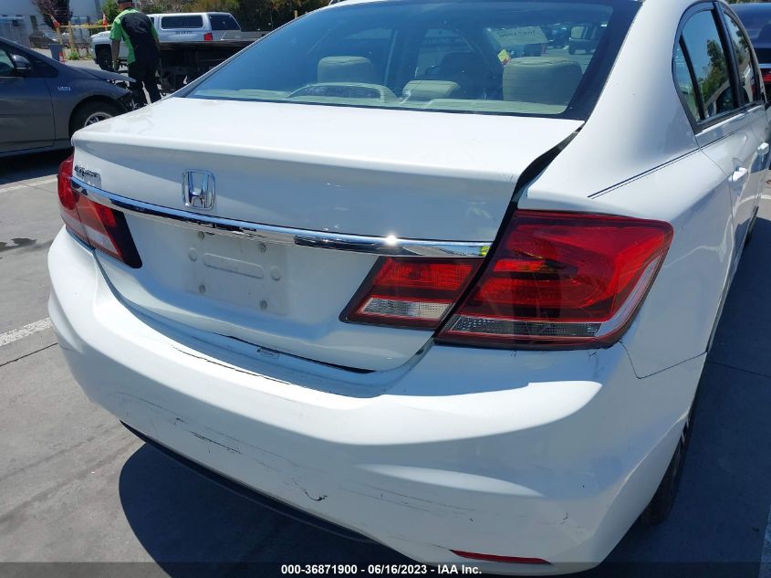 2013 HONDA CIVIC SDN EX-L - 19XFB2F91DE260135