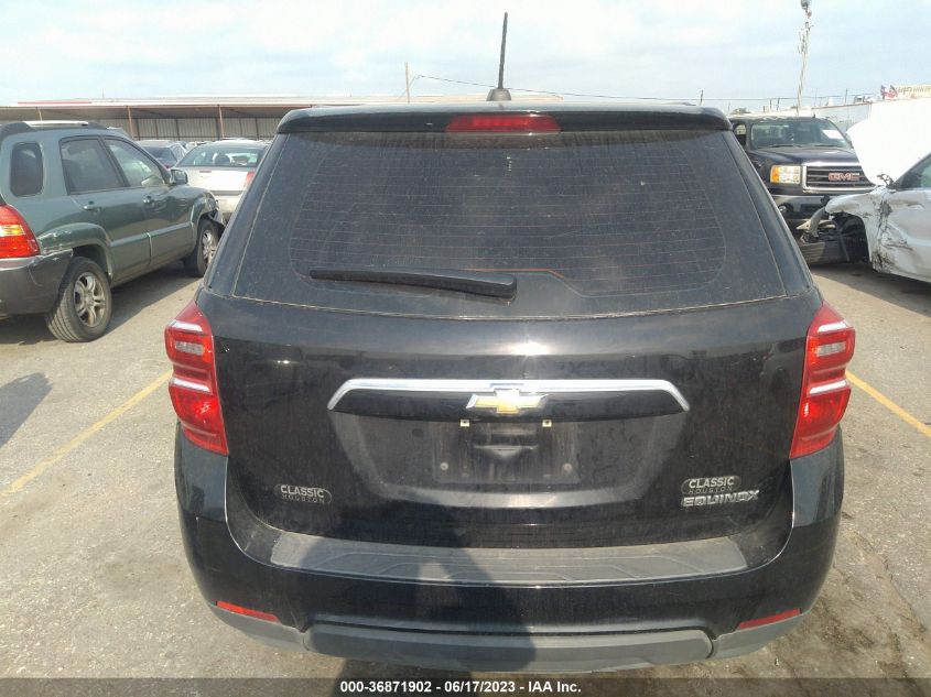 2016 CHEVROLET EQUINOX LS - 2GNALBEK8G1188838