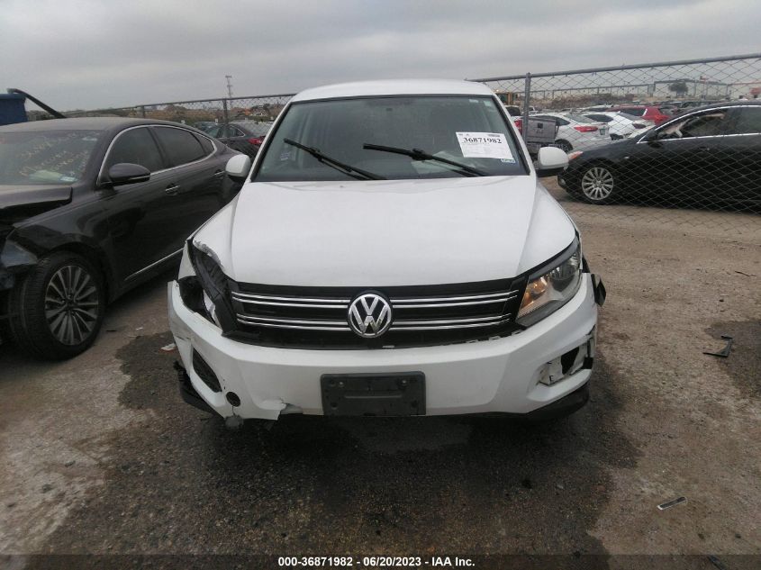 2014 VOLKSWAGEN TIGUAN S - WVGAV3AX6EW570166