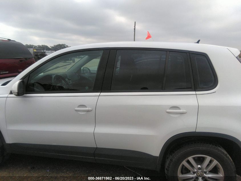 2014 VOLKSWAGEN TIGUAN S - WVGAV3AX6EW570166