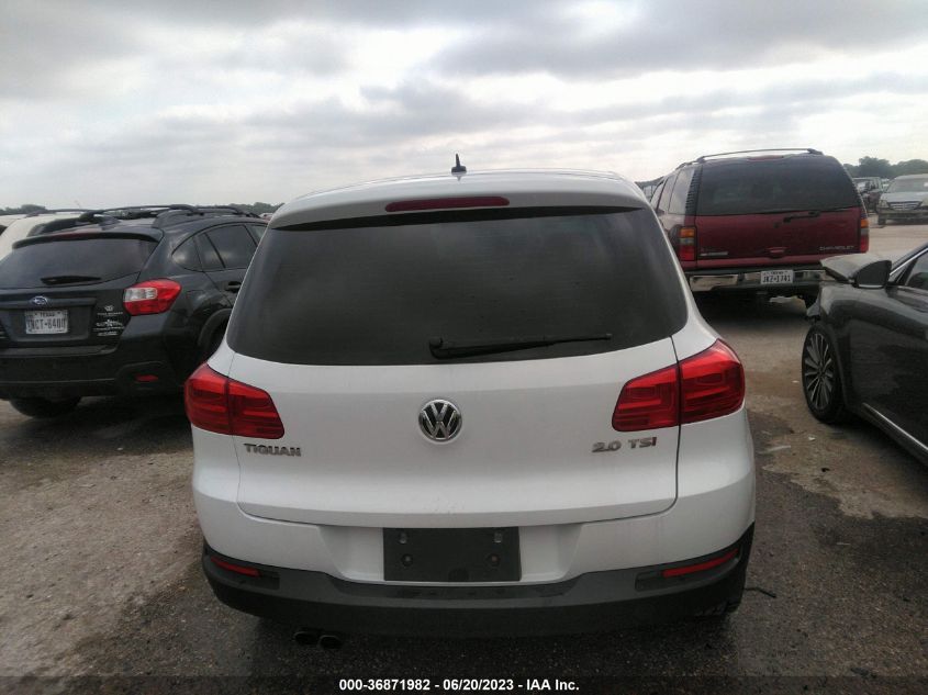 2014 VOLKSWAGEN TIGUAN S - WVGAV3AX6EW570166