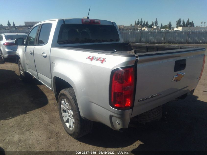 2020 CHEVROLET COLORADO 4WD LT - 1GCGTCEN7L1191121