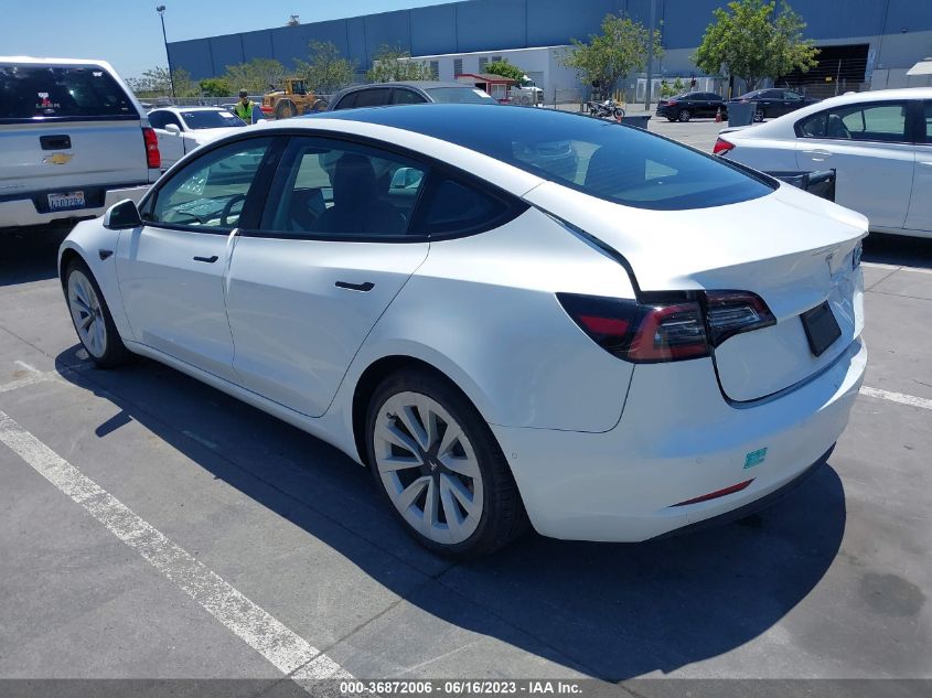 2021 TESLA MODEL 3 STANDARD RANGE PLUS - 5YJ3E1EA1MF998365
