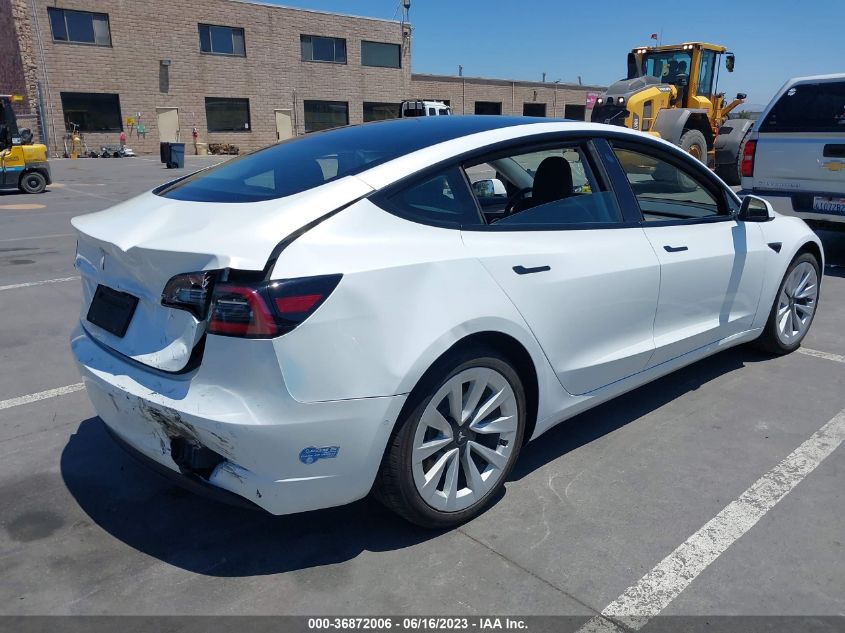 2021 TESLA MODEL 3 STANDARD RANGE PLUS - 5YJ3E1EA1MF998365