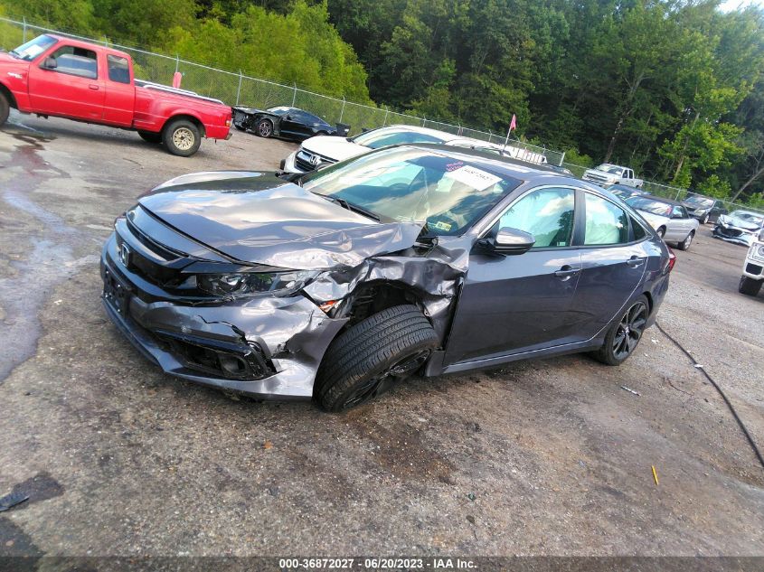 2020 HONDA CIVIC SEDAN SPORT - 2HGFC2F84LH592501