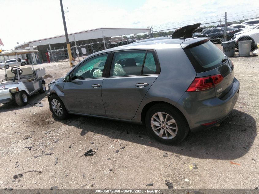 2016 VOLKSWAGEN GOLF TSI S - 3VW217AU6GM020922