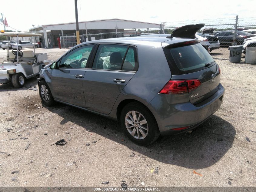 2016 VOLKSWAGEN GOLF TSI S - 3VW217AU6GM020922