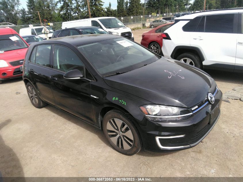 2019 VOLKSWAGEN E-GOLF SE - WVWKR7AU3KW903266