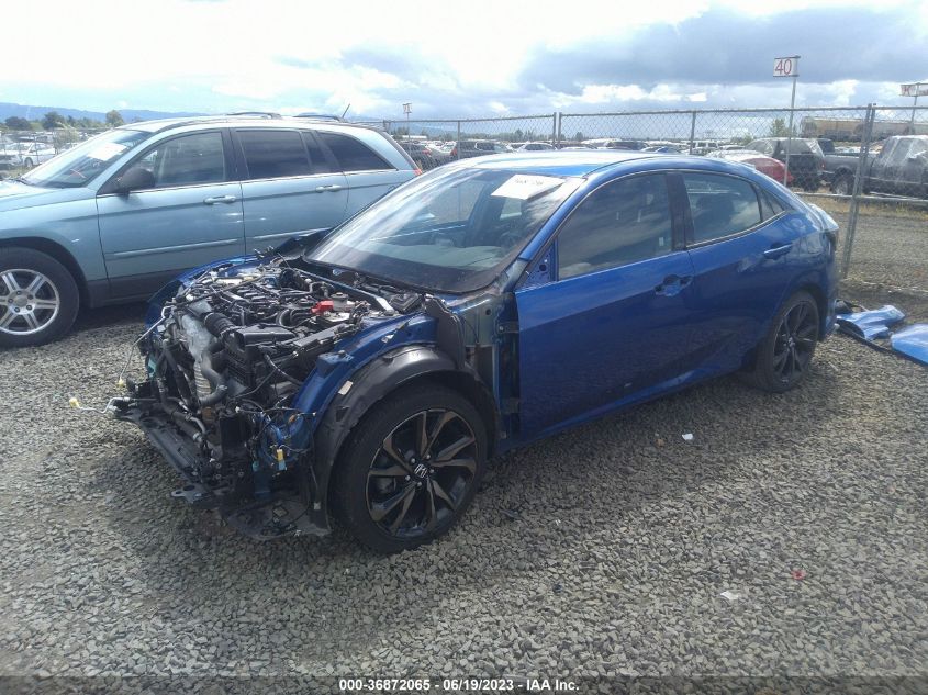 2017 HONDA CIVIC HATCHBACK SPORT - SHHFK7G43HU227930