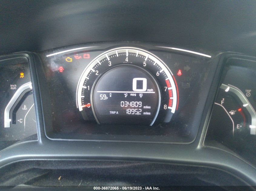 2017 HONDA CIVIC HATCHBACK SPORT - SHHFK7G43HU227930
