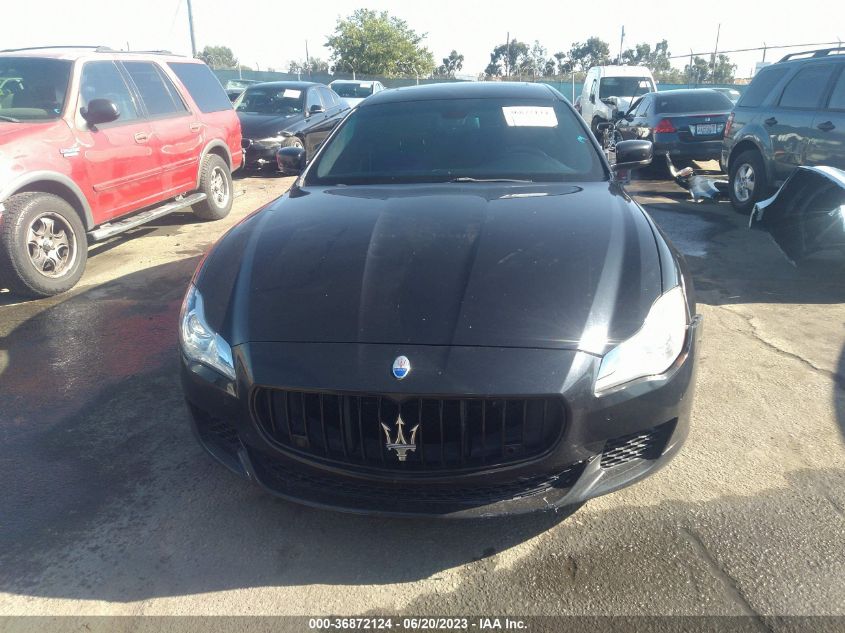 2016 MASERATI QUATTROPORTE GTS ZAM56PPA1G1171478