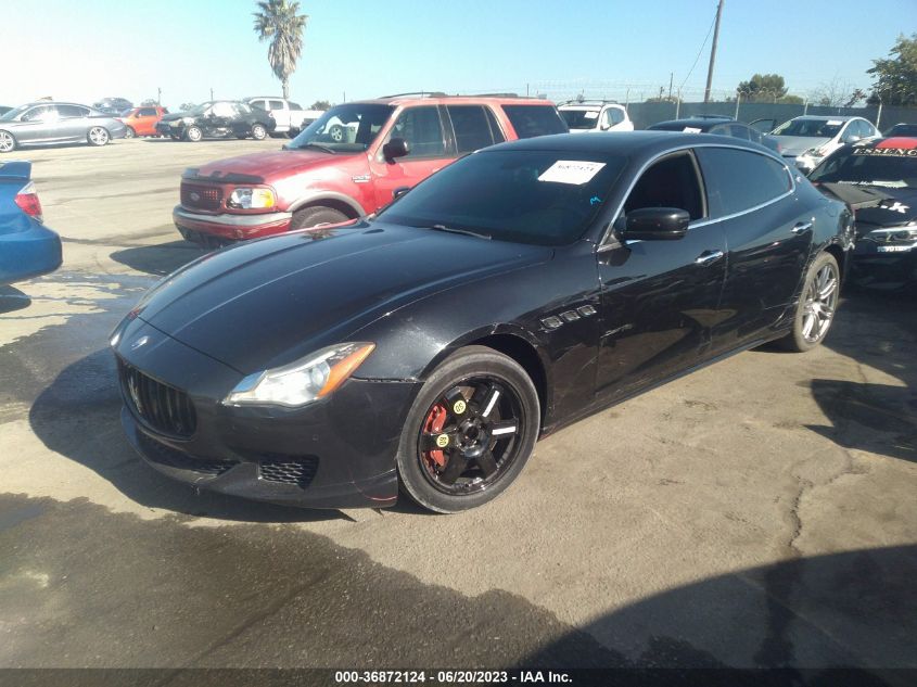 2016 MASERATI QUATTROPORTE GTS ZAM56PPA1G1171478