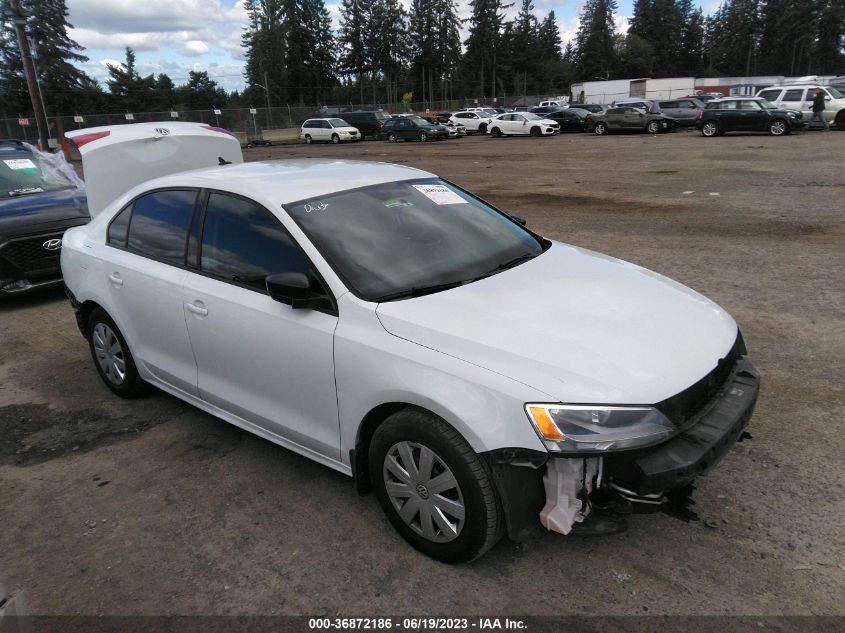 2015 VOLKSWAGEN JETTA SEDAN 2.0L S W/TECHNOLOGY - 3VW1K7AJ0FM297174