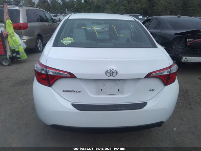 2016 TOYOTA COROLLA L/LE/S/S PLUS/LE PLUS - 2T1BURHE1GC633379