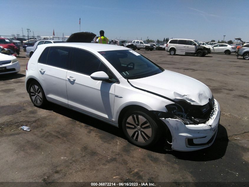 2015 VOLKSWAGEN E-GOLF SEL PREMIUM - WVWPP7AU0FW909186