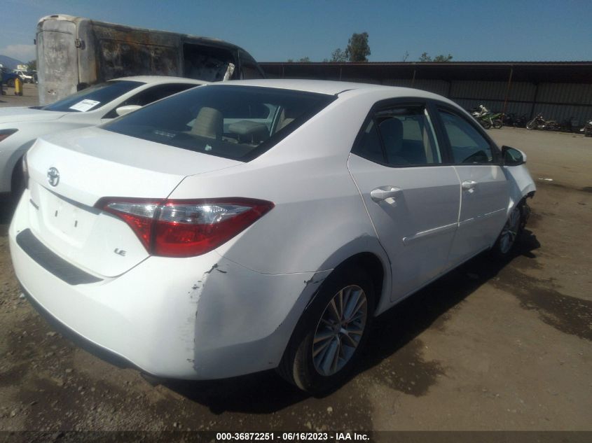 2014 TOYOTA COROLLA LE - 5YFBURHE1EP149614