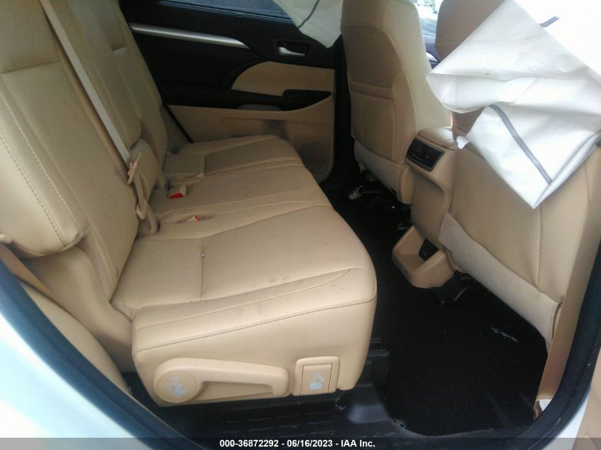 2016 TOYOTA HIGHLANDER XLE - 5TDKKRFH6GS183738