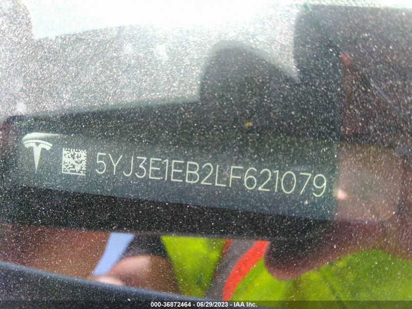 2020 TESLA MODEL 3 - 5YJ3E1EB2LF621079